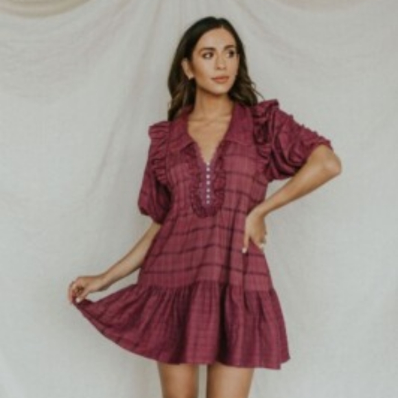 NWT Free People Elora Mini Dress - Picture 6 of 7